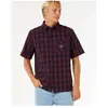 Rip Curl Chemise à Manches Courtes Raw Energy Plaid