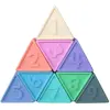 Jellystone Designs Sk adana zabawka Triblox - pastelowa