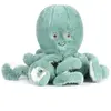 Peluche Ultra Douce Poulpe 38 Cm - Bleu Céladon