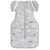 Love to Dream  Babyslaapzak Swaddle Up  - Inbakeren afbouwen - Baby 3-6 maanden - 6-8.5 kg - Winter extra warm - Grey