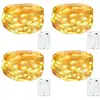 BLUEDEER Guirlande Lumineuse [Lot de 4], Mini Guirlande led a Pile 5m ...