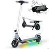 EROLLERRUN Trottinette Electrique Enfant - Pliable - Roues 6,5" - Mote...