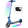 ELSCOOT Trottinette électrique Enfants Avec Amortisseurs- Néons coloré...