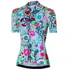 Cycology Secret Garden Korte Mouw Wielertrui Blauw M Vrouw