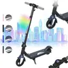 21.6V Trottinette Électrique pour Enfants 2 Vitesses  Pliable, Frein Électronique, Moteur Sans Balais F602 noir