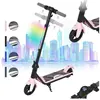 21.6V Trottinette Électrique pour Enfants 2 Vitesses Pliable, Frein É...