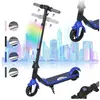 21.6V Trottinette Électrique pour Enfants 2 Vitesses Pliable, Frein É...