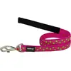 CHADOG Laisse confort rose etoiles vertes 1,20 x 15mm