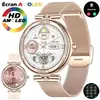 XTRADITECH Montre Connectée Femme Ronde Smartwatch Étanche IP68 Boîtie...