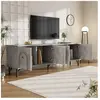 OKWISH Lot de 2 Chaises Pivotantes 56×50×70 cm - Avec Cadre en Métal A...
