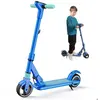 EROLLERRUN Trottinette Electrique Bleu Enfant 6 a 16 Ans, Portée de 7 ...