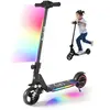 EROLLERRUN Trottinette électrique 130 W Pliable Pour Enfant 14 Km/h Av...