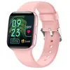 XTRADITECH Montre Connectée Femme Rectangle Android 10 Jours Autonomie Smartwatch Sport Étanche IP68 Écran Rectangulaire Tactile Compatible