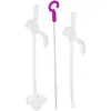 b.box Lot de 2 pailles et brossette pour tasse à paille lestée