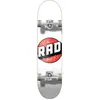 RAD Skateboard Progressive unisexe pour adulte avec logo - Blanc - 8"