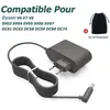 ELINKUME Chargeur pour Dyson V6 V7 V8 SV03 SV04 SV05 SV06 SV07 Absolute/Motorhead/Animal Aspirateur Chargeur avec Sac de Rangement