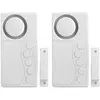 HANDEIU Lot de 2 alarmes sans fil pour porte, fenêtre, congélateur, porte de 3/15/30/60 secondes Délai réglable Capteur d'ouverture de