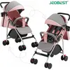 JEOBEST Poussette Compacte 2 Modes Réglables Poussette Canne Jusqu'à 5...