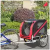 Remorque de vélo pour chien - HOMEWELL - YIPEEMA - Pliable - Acier - 4...