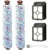 Remplacement Accessoires 2 Brosse Rouleau Multi-Surface + 2 Filtres po...