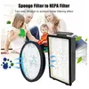 Lot de 4 filtres Hepa pour aspirateur Compact Power XXL RO4825EA RO487...