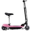 vidaXL Trottinette électrique avec siège 120 W Rose