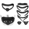 JEDBESETZT Support dinterface faciale VR souple coussinet de remplacement en mousse U-Leather pour Oculus Quest 2 Label