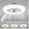 EINFEBEN Ventilateur de lustre Ventilateur de plafond léger Lampe de ventilateur LED réglable silencieuse pour chambre