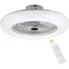 RANDACO Swanew Ventilateur de plafond avec minuteur led Dimmable Ventilateur avec télécommande Convient à la chambre