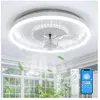 Choyclit - Ventilateur de Plafond avec Éclairage, led Dimmable Plafonn...