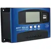 Contrôleur de charge pour panneaux solaires, 12V / 24V MPPT AF, suivi de contrôleur de charge de régulateur de panneau solaire(100A)