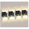 Forehill - 4 Pack Applique Murale Interieur/Exterieur 12W Avec Angle d...