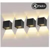 FOREHILL 4 Pièces Applique Murale led Exterieur 12W Appliques Murales ...