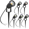 FOREHILL Spots led Extérieur, 3W Lampes Jardin Blanc Chaud 3000K 1440L...