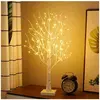 Arbre lumineux - Bonsaï en bouleau - 144 LED - 60 cm - Blanc chaud