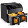 UXFVLZA 8L Friteuse Sans Huile, Friteuse à Air écran Tactile LCD, Temp...