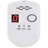 ZEMINPEOEL Détecteur de gaz, détecteur de fuite de GPL/gaz naturel/gaz de charbon, moniteur de capteur enfichable