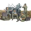 1:35 Model Kit German Anti Aircraft Gun Crew Trumpeter