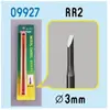 Master Tools 09927 - Accessoire de modélisme Chisel RR2, Burin, Gris