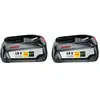 Bosch 18 V 2,5 Ah Batterie Lot de 2