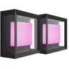Philips Hue Econic Applique Murale White and Color Noir Moderne Lot de 2