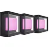 Philips Hue Econic Applique Murale White and Color Noir Moderne Lot de 3