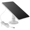 Panneau solaire,Alimentation de panneau solaire 10W pour caméra extérieure étanche sans fil,chargeur de cellules - White[E7926]