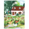 Workman Publishing Cottage Wildflowers 1000 Piece Puzzle in a Square B...