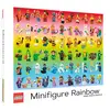 Puzzle 1000 pièces Galison - LEGO Minifigure Rainbow - Adulte - Blanc