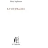 La vie fragile - Harry Szpilmann