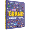 Hachette Jeunesse Cherche et Trouve Géant - Disney - Livre-jeu tout-carton - 8 scènes Disney - 300 éléments à rechercher