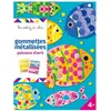 Deux Coqs d'or Gommettes métallisées poissons d'avril: Avec 3 planches de gommettes métallisées, 6 poissons à décorer