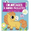 Deux Coqs d'or Coloriages À Bords Pailletés - Noé Le Poney