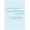 Menus De Printemps Pour Le Sport